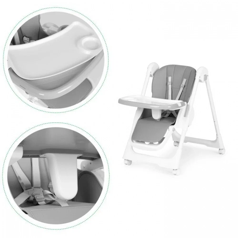 Scaun de masa Ecotoys - Gri inchis 6 luni+ [4]