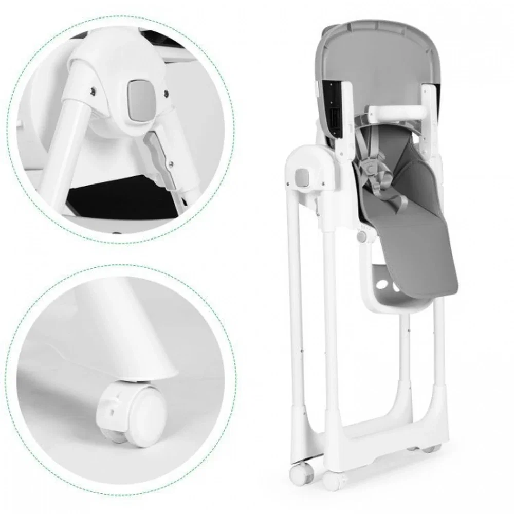 Scaun de masa Ecotoys - Gri inchis 6 luni+ [5]