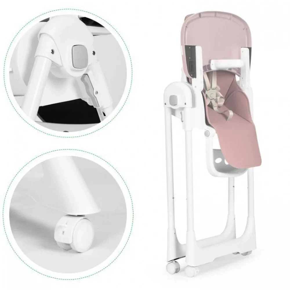 Scaun de masa Ecotoys - Roz 6 luni+ [6]