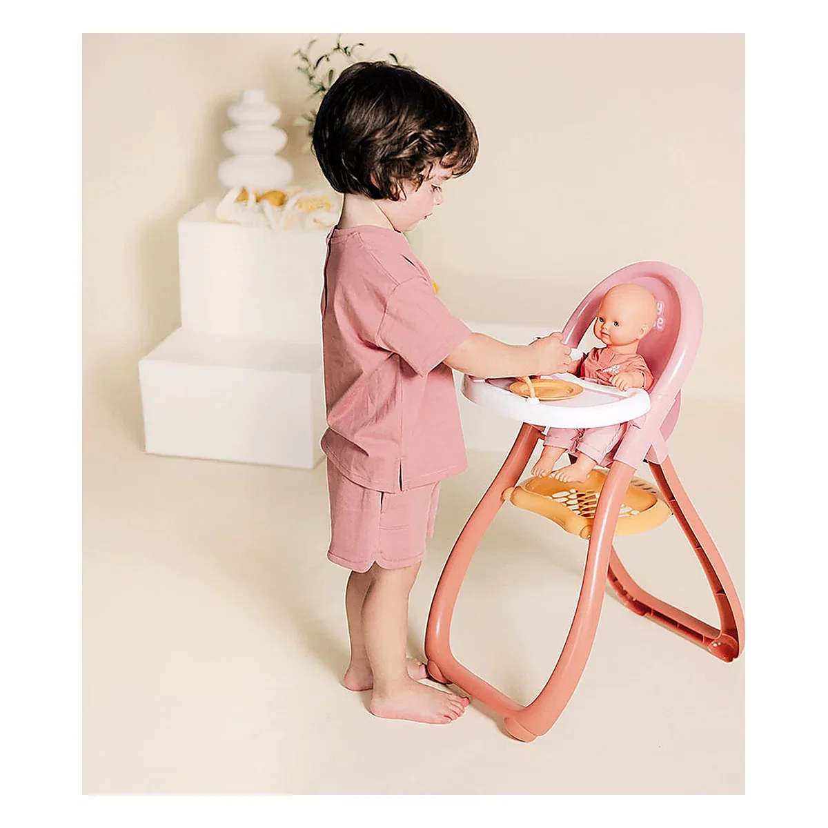 Scaun de masa pentru papusa Smoby Baby Nurse Highchair 2 ani + [3]