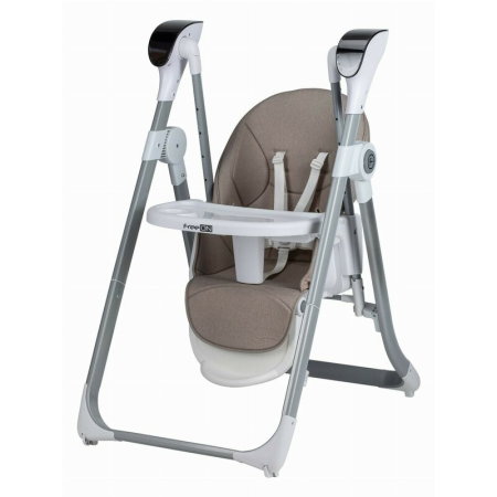 Scaun de masa si balansoar, FreeON, Oli Deluxe, 2 in 1, Transformabil, Multifunctional, Cu melodii de leagan, 0 luni+, [5]