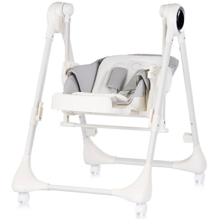 Scaun de masa si leagan electric Chipolino Master Class 2 in 1, pana la 15 kg, spatar reglabil, inaltime reglabila, functie bluetooth, pliere compacta, Cashmere [2]