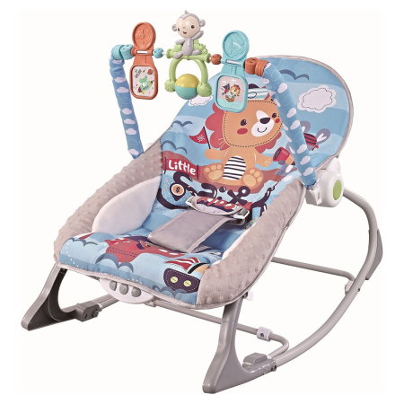 Balansoare si leagane bebelusi - Scaunel balansoar Chipolino Baby Spa, Blue 0 luni