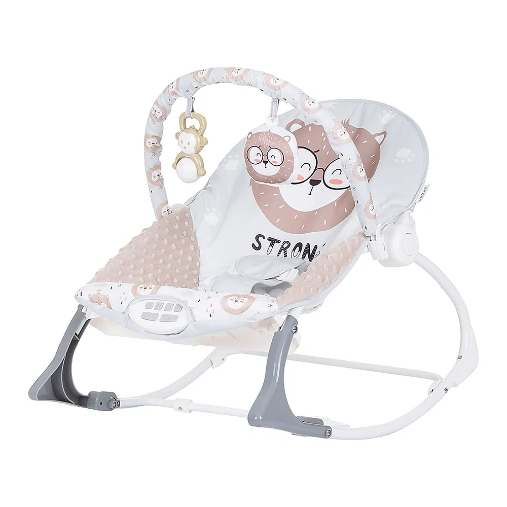 Balansoare si leagane bebelusi - Scaunel balansoar Chipolino Melody beige 6 luni