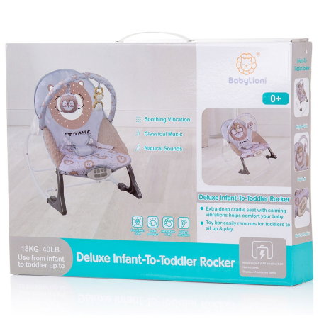 Scaunel balansoar Chipolino Melody beige 6 luni [4]