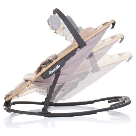 Scaunel balansoar Chipolino Senso biscotta wood 6 luni [2]