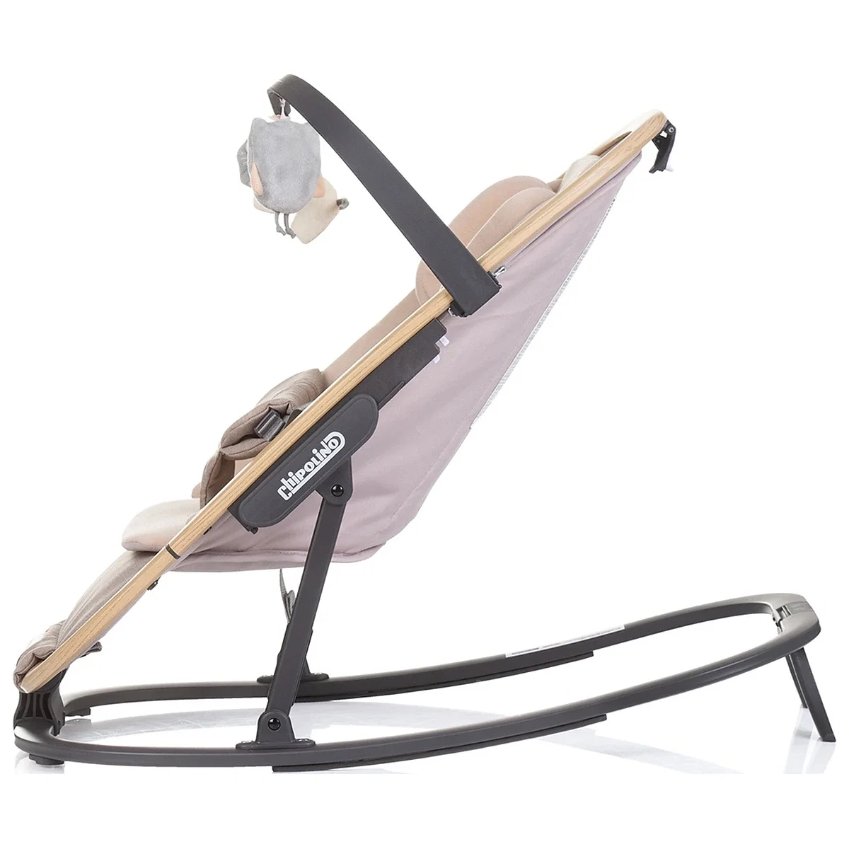 Scaunel balansoar Chipolino Senso biscotta wood 6 luni [3]