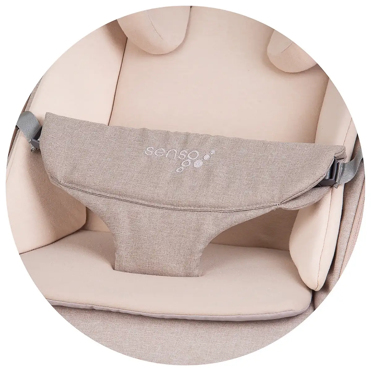 Scaunel balansoar Chipolino Senso biscotta wood 6 luni [6]