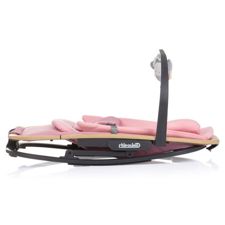 Scaunel balansoar Chipolino Senso pink marshmallow wood [4]