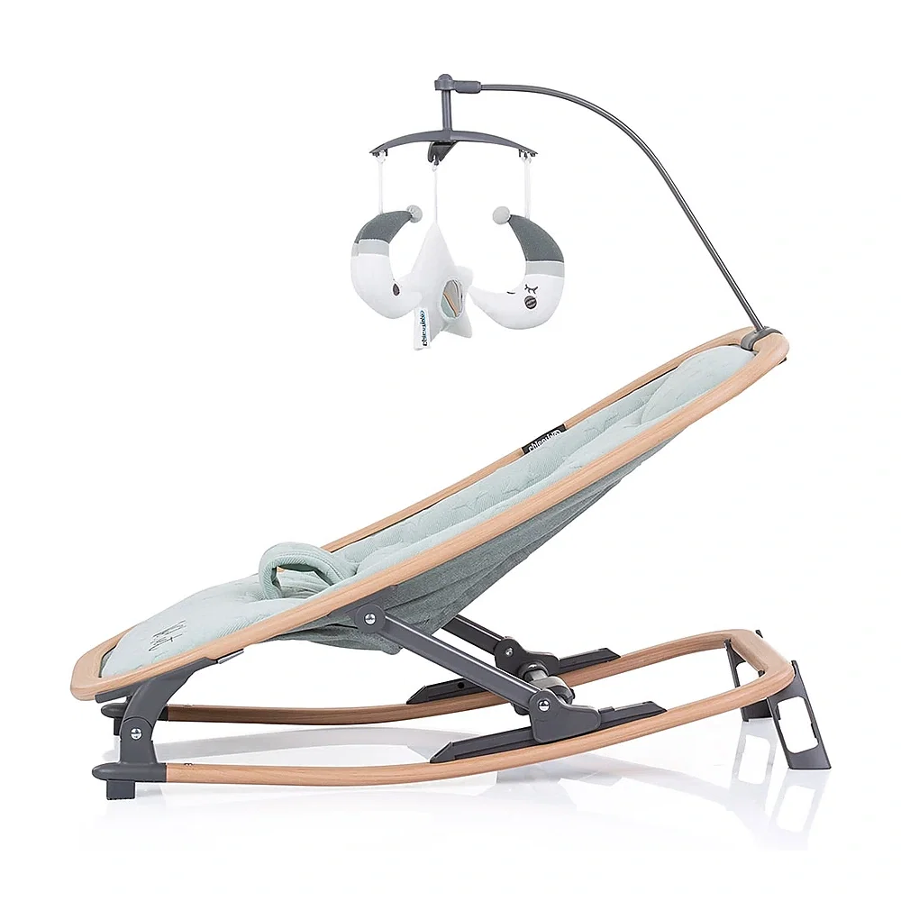 Scaunel balansoar Chipolino Velvet aloe wood 6 luni [3]