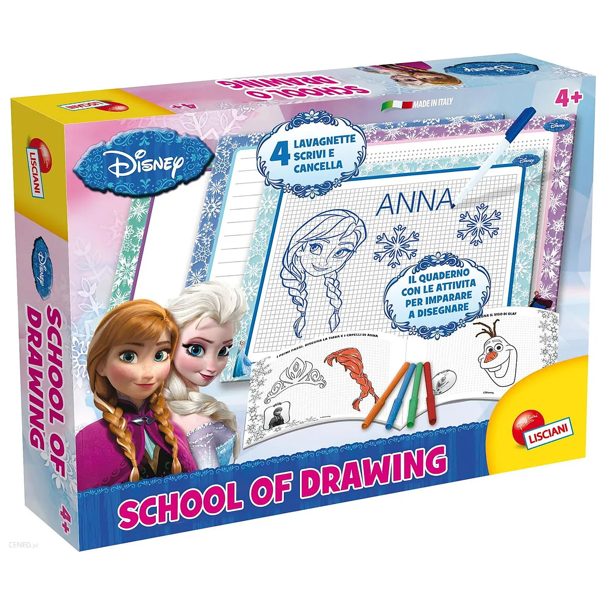 Arta si creativitate - Scoala de desen - Frozen LISCIANI 4 ani+