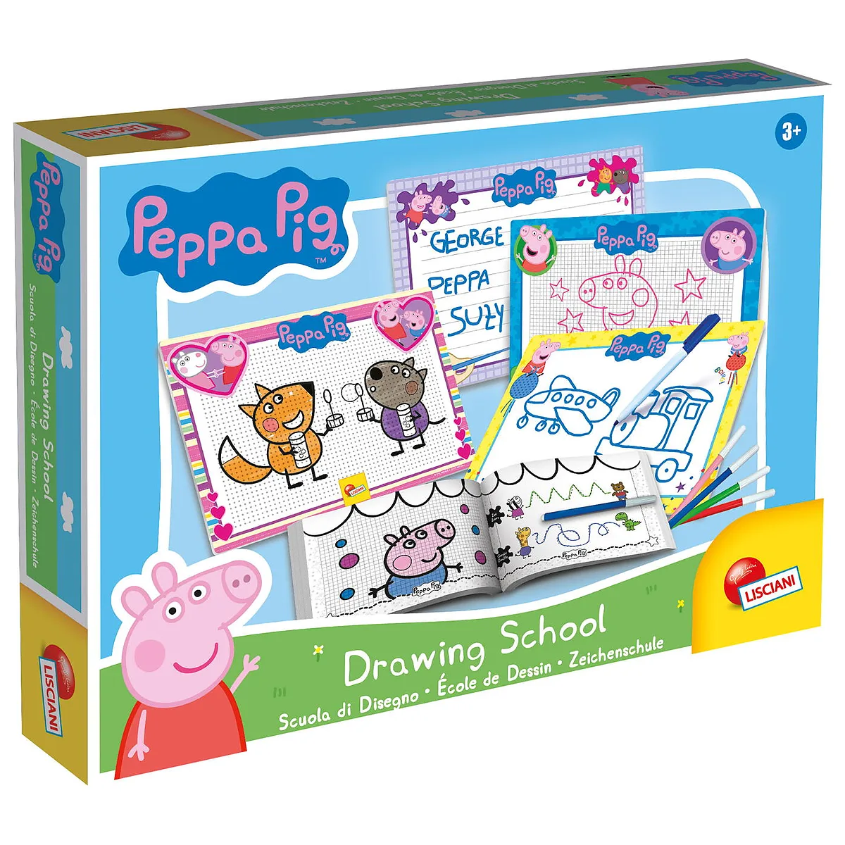 Arta si creativitate - Scoala de desen - Peppa Pig LISCIANI 3 ani+