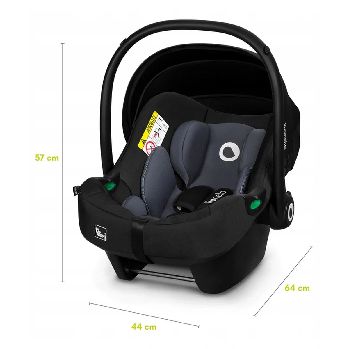 Scoica auto, Lionelo, i-Size Astrid, 0-13 Kg, 40-87 cm, Testat ADAC 6 luni [10]