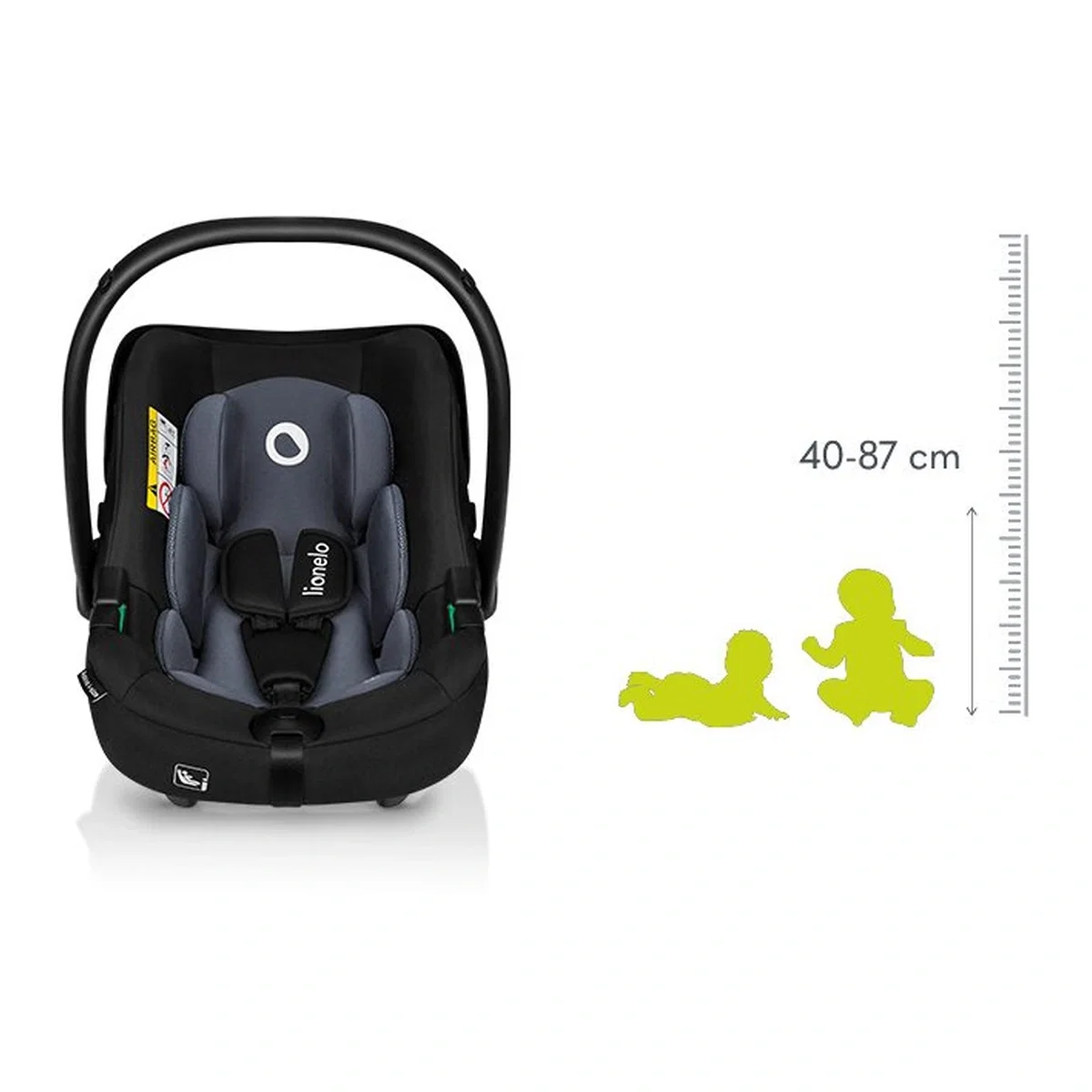 Scoica auto, Lionelo, i-Size Astrid, 0-13 Kg, 40-87 cm, Testat ADAC 6 luni [11]