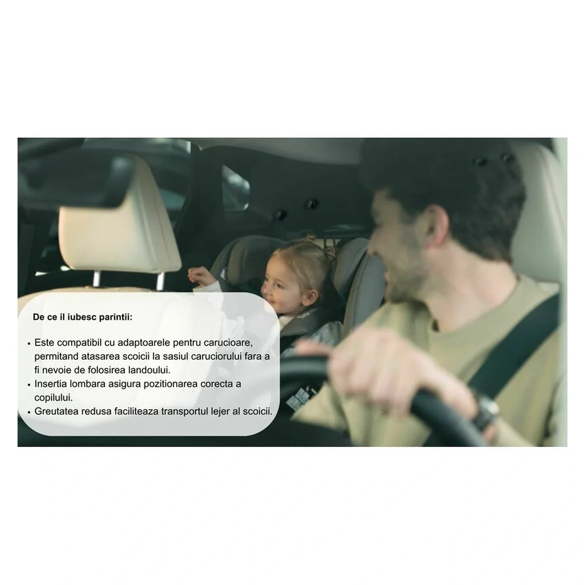 Scoica auto, Lionelo, i-Size Astrid, 0-13 Kg, 40-87 cm, Testat ADAC 6 luni [16]