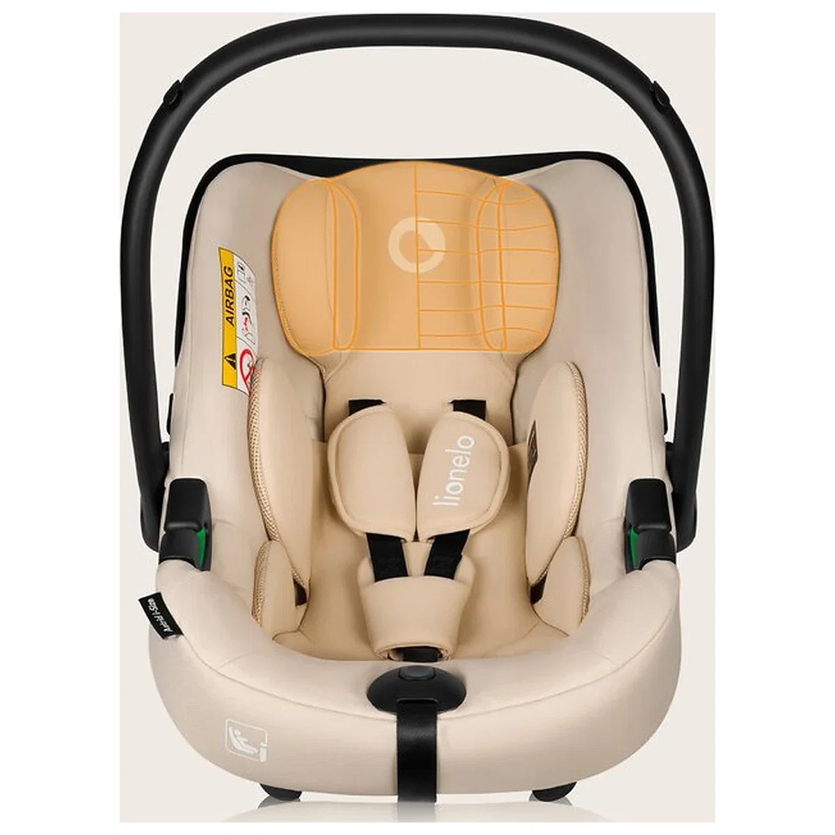 Scoica auto, Lionelo, i-Size Astrid, 0-13 Kg, 40-87 cm, Testat ADAC, Bej [18]