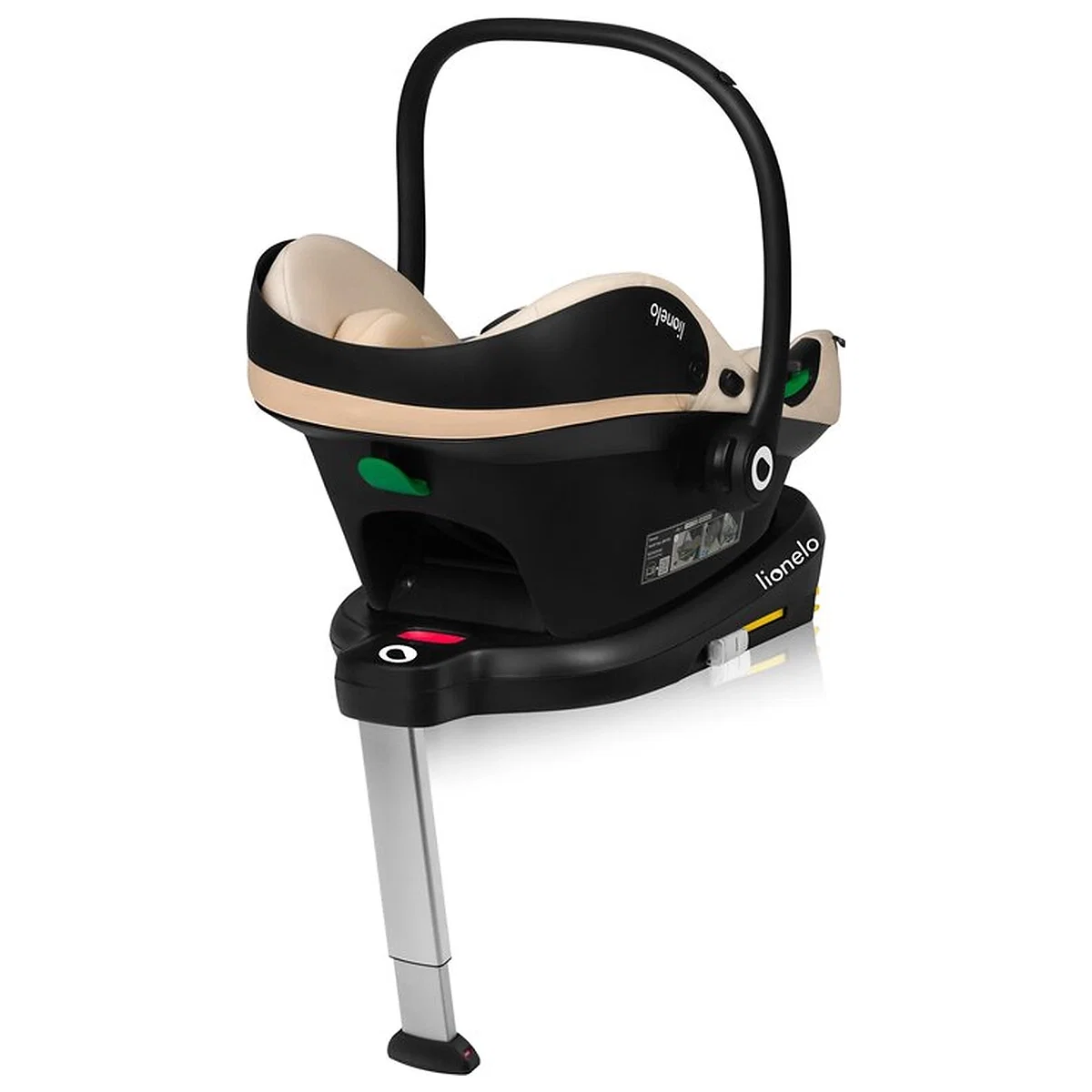Scoica auto, Lionelo, i-Size Astrid, 0-13 Kg, 40-87 cm, Testat ADAC, Bej [16]