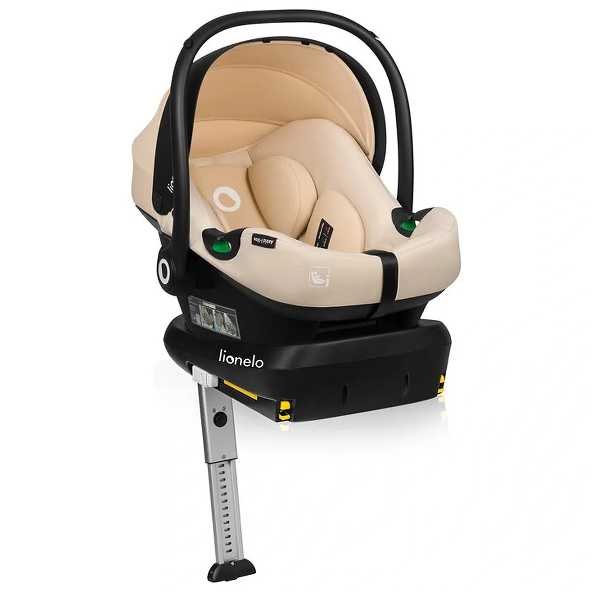 Scoica auto, Lionelo, i-Size Astrid, 0-13 Kg, 40-87 cm, Testat ADAC, Bej [13]