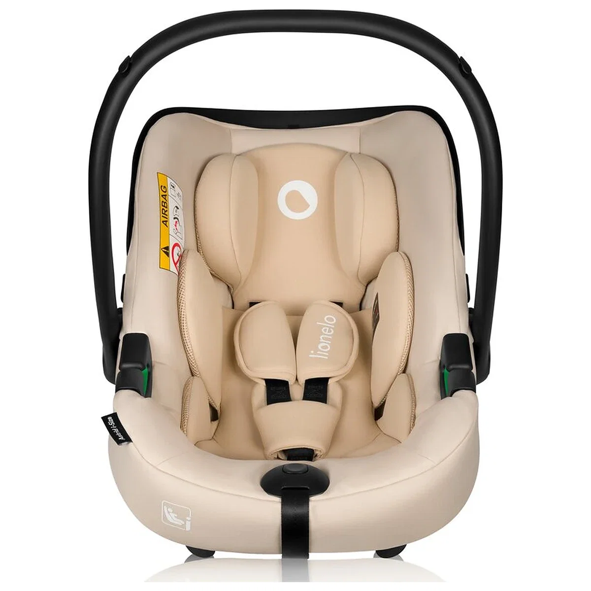 Scoica auto, Lionelo, i-Size Astrid, 0-13 Kg, 40-87 cm, Testat ADAC, Bej [7]
