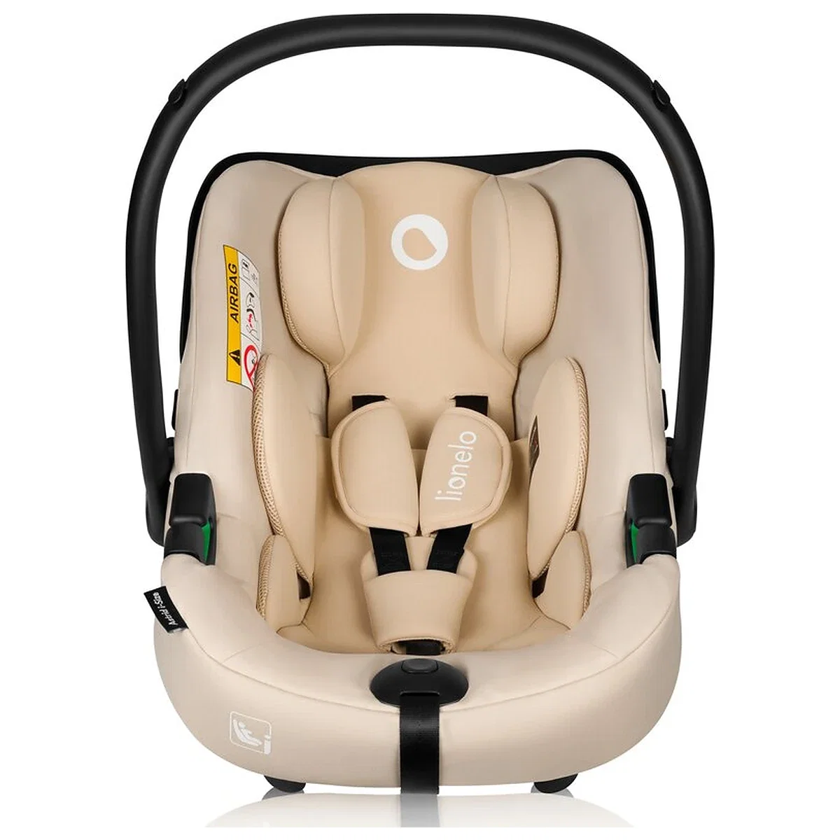 Scoica auto, Lionelo, i-Size Astrid, 0-13 Kg, 40-87 cm, Testat ADAC, Bej [8]