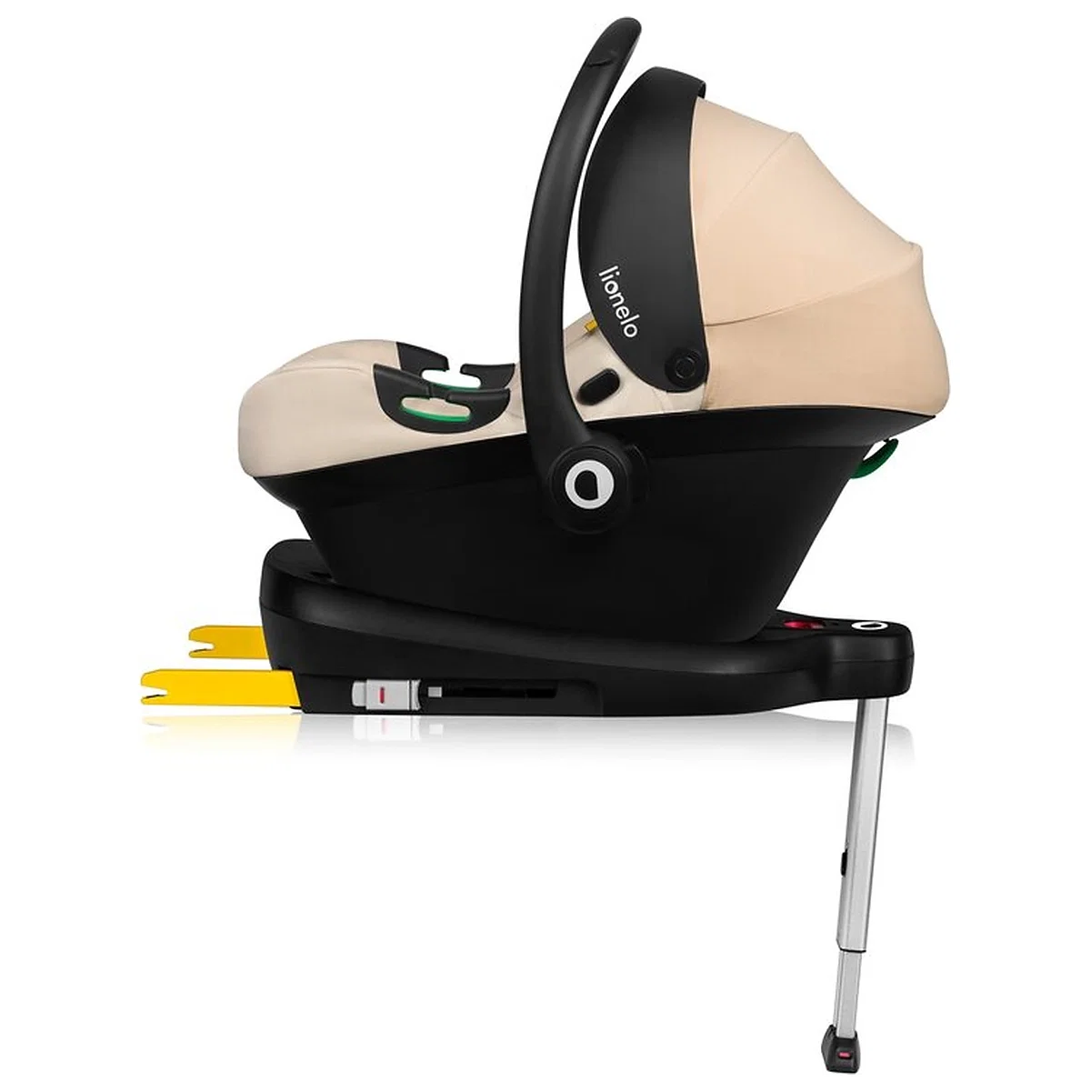 Scoica auto, Lionelo, i-Size Astrid, 0-13 Kg, 40-87 cm, Testat ADAC, Bej [15]