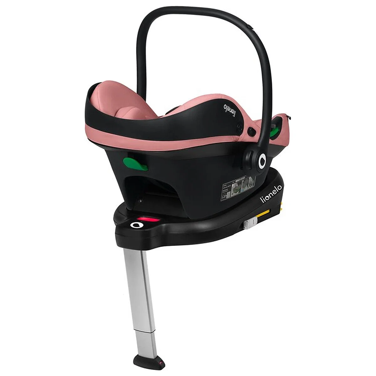 Scoica auto, Lionelo, i-Size Astrid, 0-13 Kg, 40-87 cm, Testat ADAC, Roz [17]