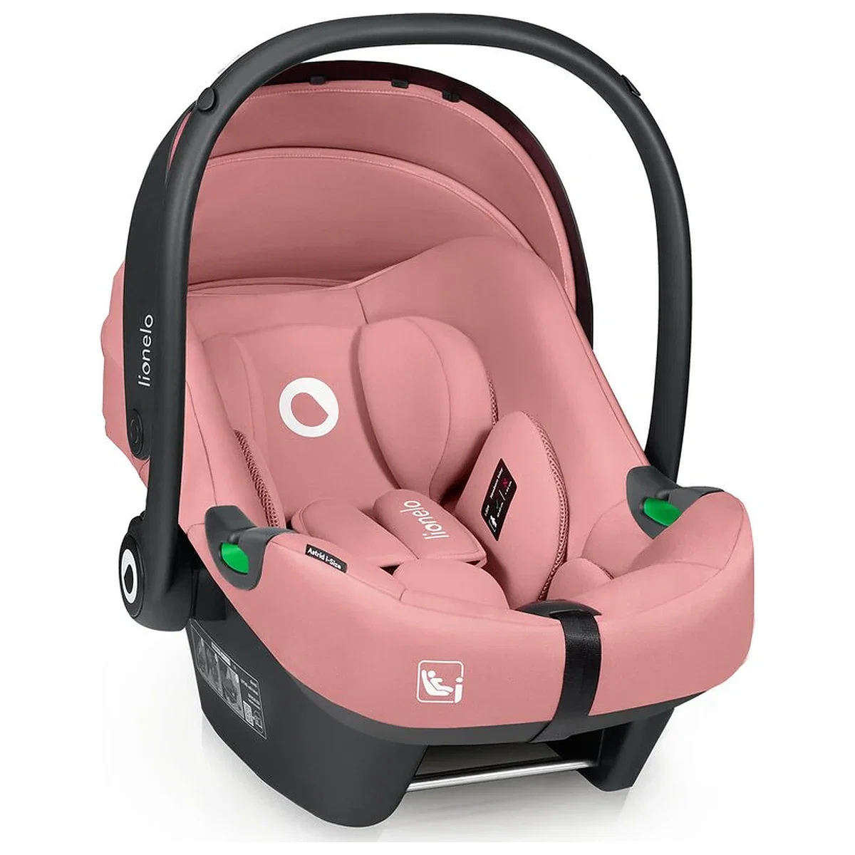 Scoica auto, Lionelo, i-Size Astrid, 0-13 Kg, 40-87 cm, Testat ADAC, Roz [5]