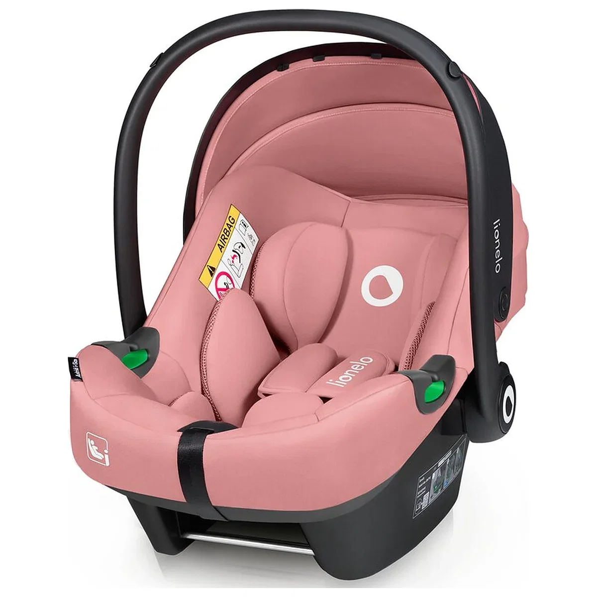 Scoica auto, Lionelo, i-Size Astrid, 0-13 Kg, 40-87 cm, Testat ADAC, Roz [3]