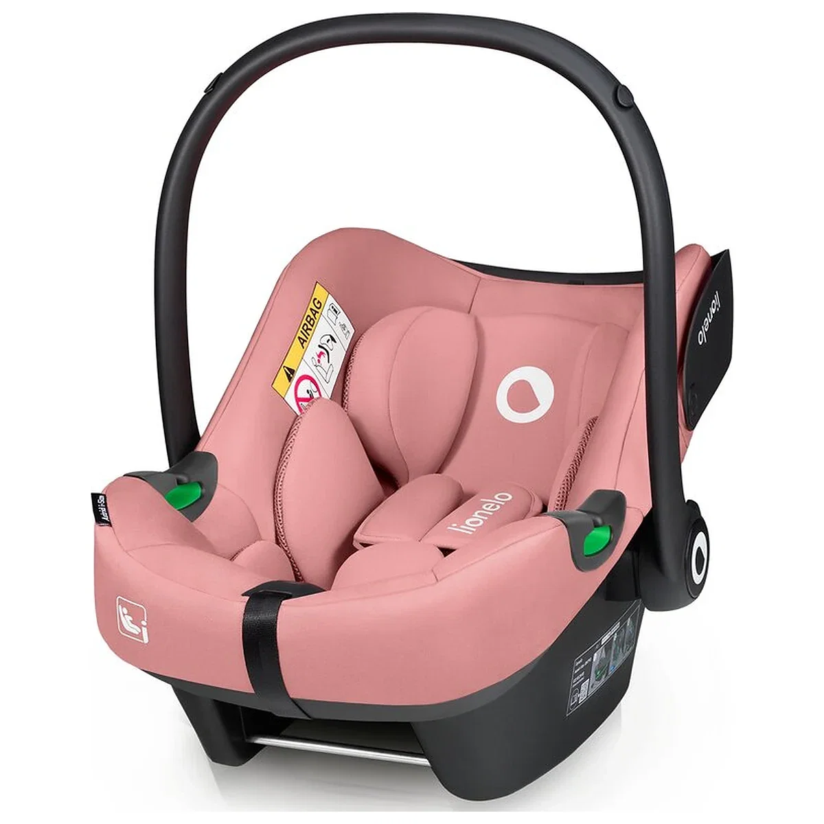 Scoica auto, Lionelo, i-Size Astrid, 0-13 Kg, 40-87 cm, Testat ADAC, Roz [2]
