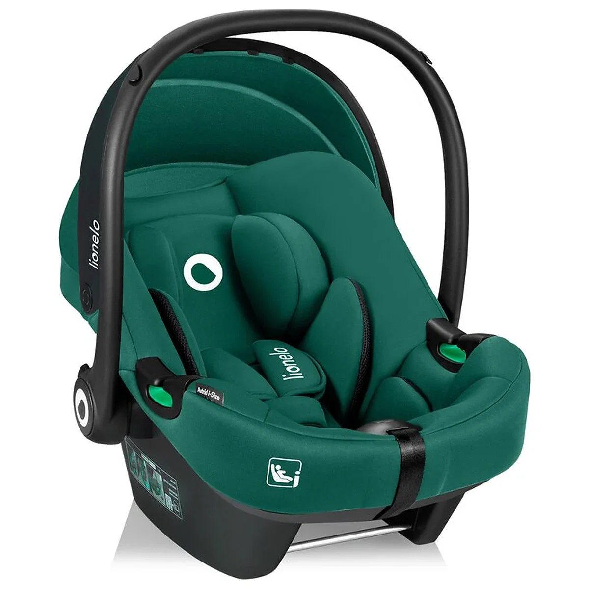 Scoica auto, Lionelo, i-Size Astrid, 0-13 Kg, 40-87 cm, Testat ADAC, Verde [3]