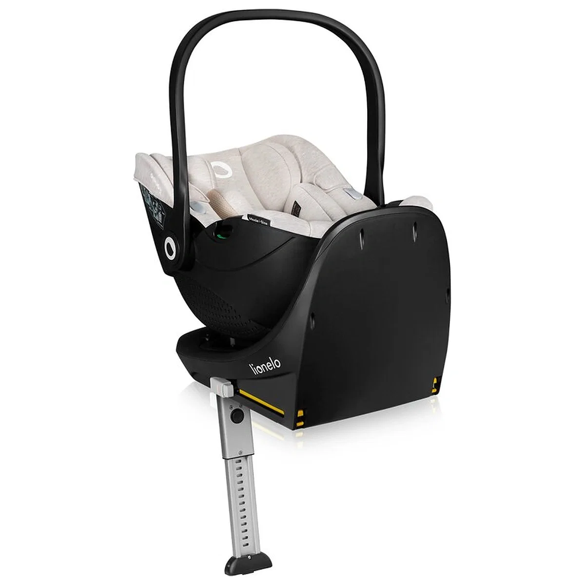 Scoica auto, Lionelo, Moxie, i-Size, Include baza rotativa 360 cu picior de fixare, 40-87 cm, Tetiera reglabila, [17]