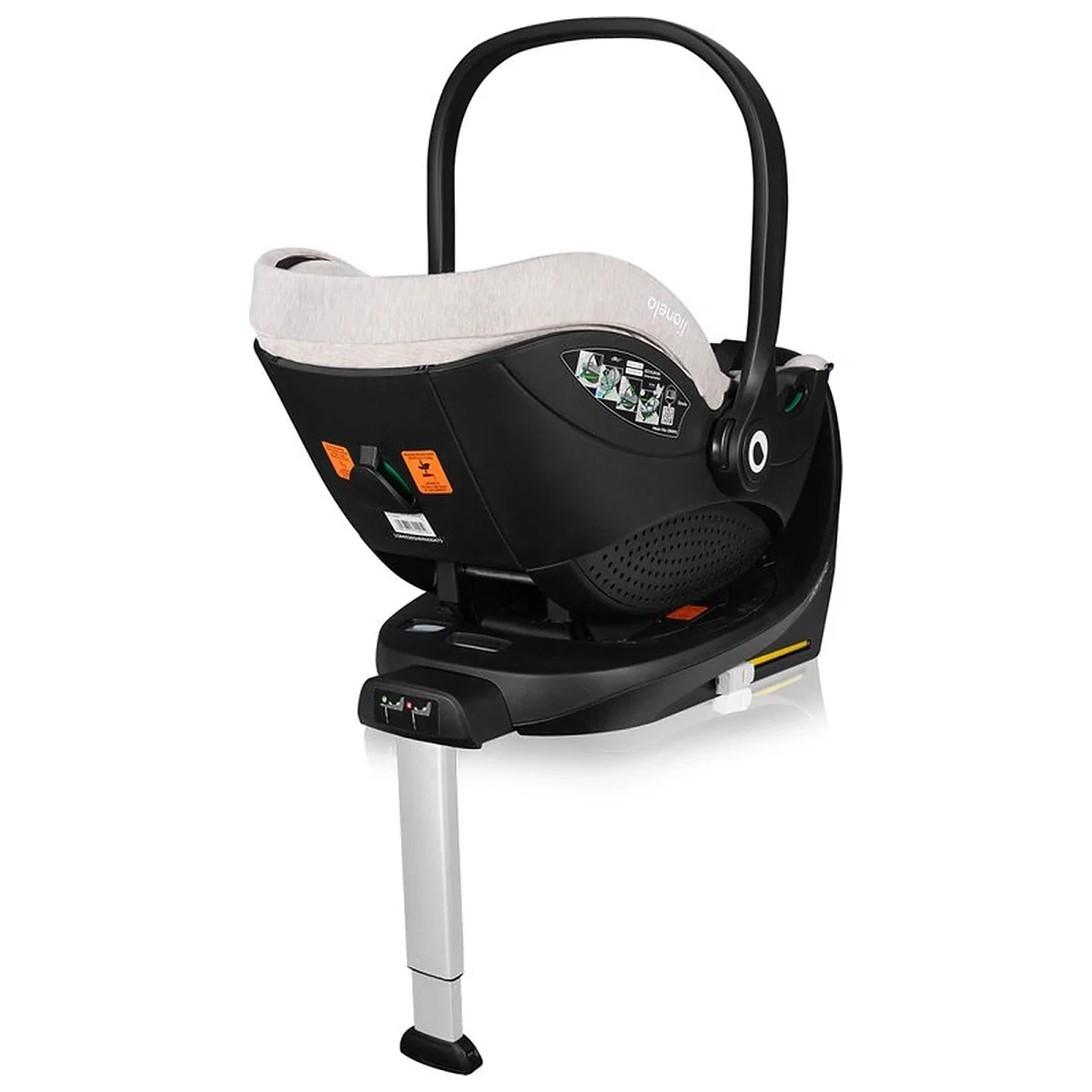 Scoica auto, Lionelo, Moxie, i-Size, Include baza rotativa 360 cu picior de fixare, 40-87 cm, Tetiera reglabila, [18]