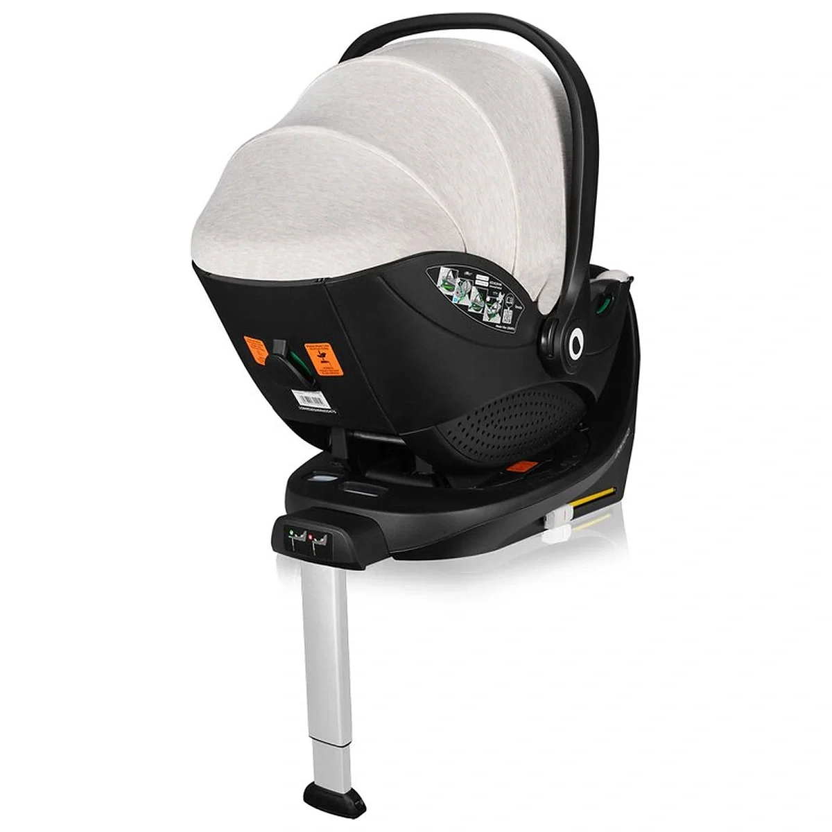Scoica auto, Lionelo, Moxie, i-Size, Include baza rotativa 360 cu picior de fixare, 40-87 cm, Tetiera reglabila, [19]