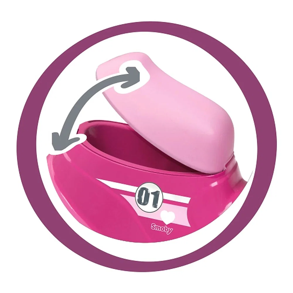 Scooter Ride-On pink Smoby 5 ani [1]