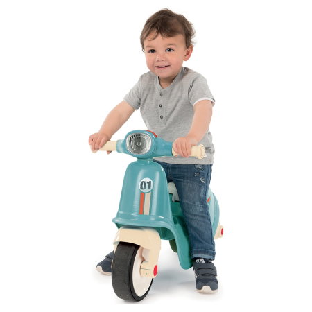 Scuter Smoby Scooter Ride-On albastru 5 ani [5]