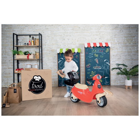 Scuter Smoby Scooter Ride-On Food Express, Rosu 5 ani [9]