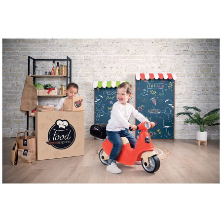 Scuter Smoby Scooter Ride-On Food Express, Rosu 5 ani [12]