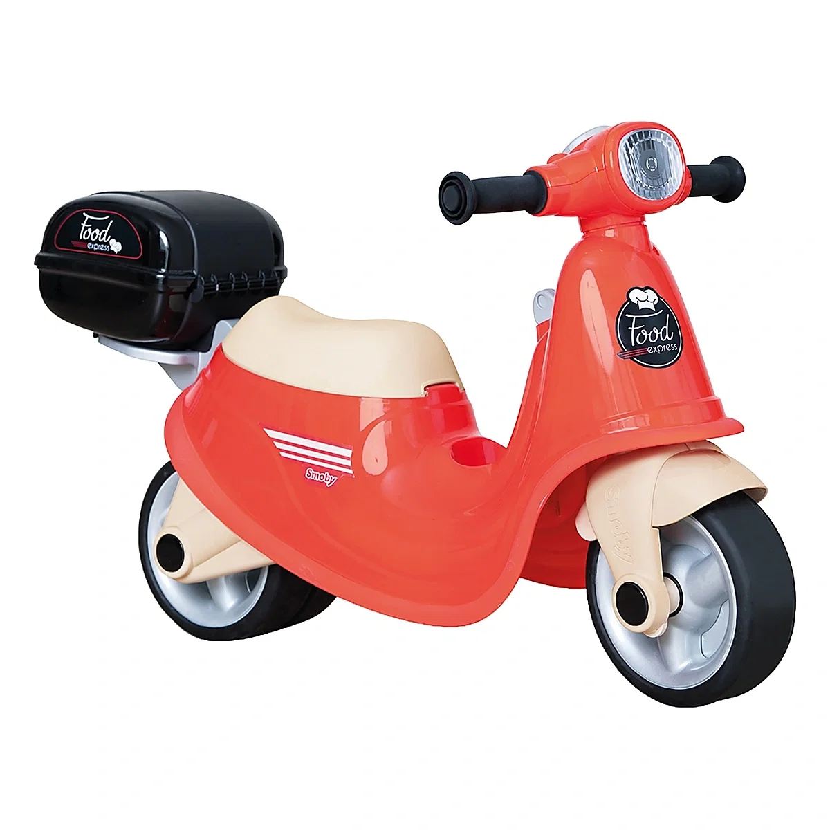 Masinute de impins pentru copii - Scuter Smoby Scooter Ride-On Food Express, Rosu 5 ani