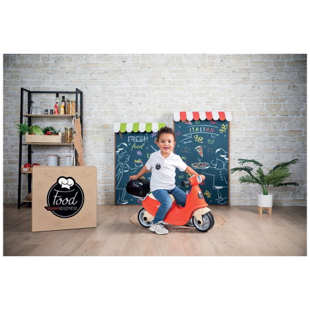 Scuter Smoby Scooter Ride-On Food Express, Rosu 5 ani [4]