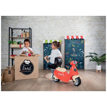Scuter Smoby Scooter Ride-On Food Express, Rosu 5 ani [8]