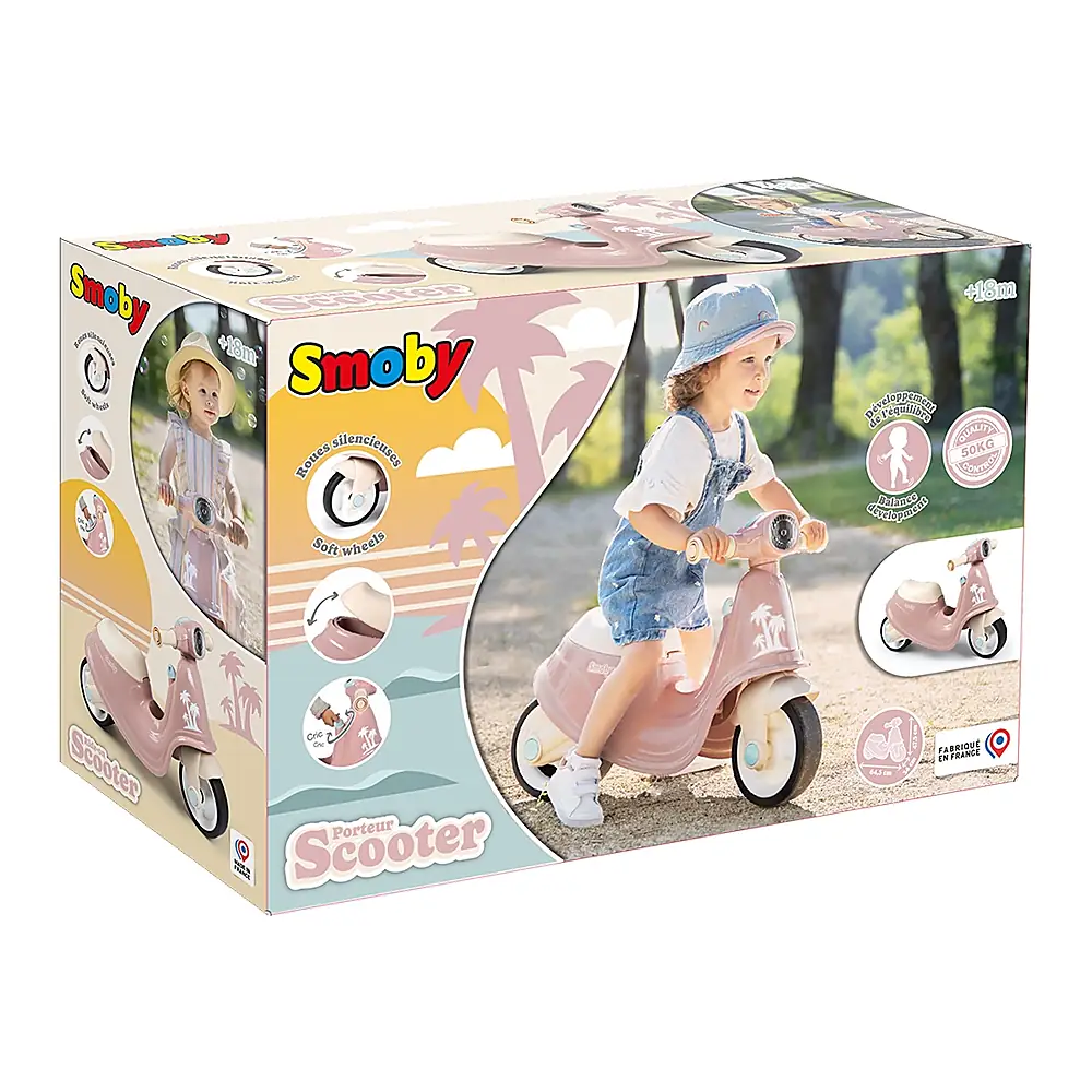 Scuter Smoby Scooter Ride-On roz 5 ani [7]