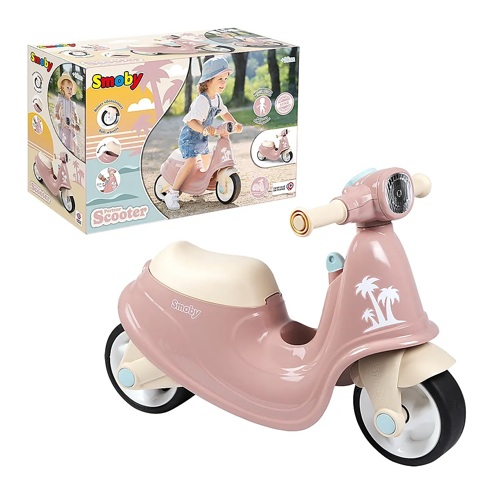Scuter Smoby Scooter Ride-On roz 5 ani [6]