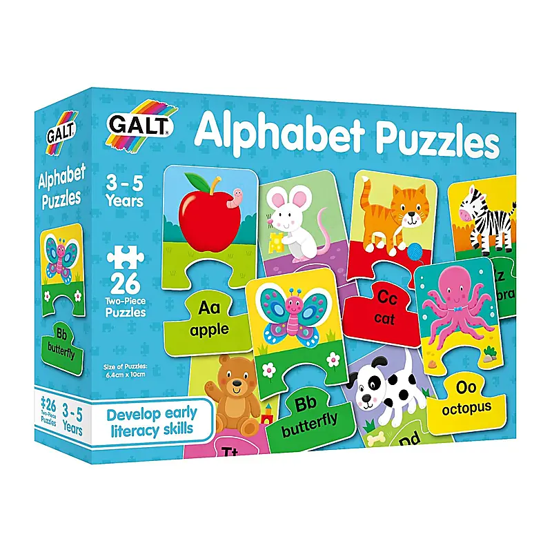 Set 26 de puzzle-uri Alphabet (2 piese) Galt 5 ani [2]