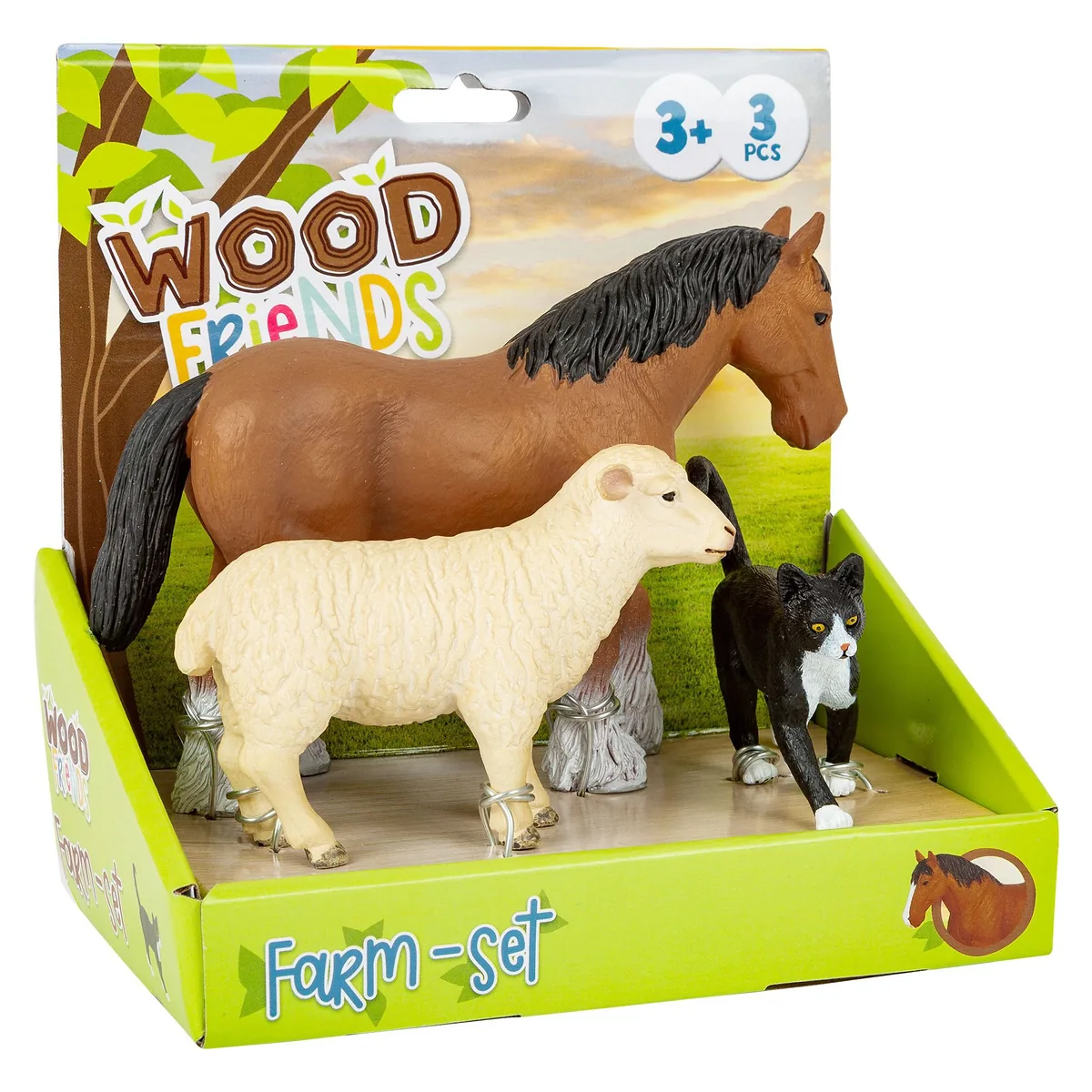 Set figurine - Set 3 figurine Animale de la Ferma Small Foot 3 ani +