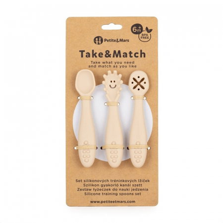 Set 3 lingurite, Diverse forme, Pentru supa, paste, alimente usoare, Dezvolta simturile si abilitatile senzoriale, [1]
