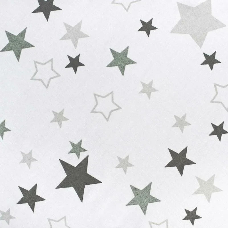 Set 3 piese, New Baby, Baby Nest, Cu paturica si pernuta, Grey stars 3 luni [1]