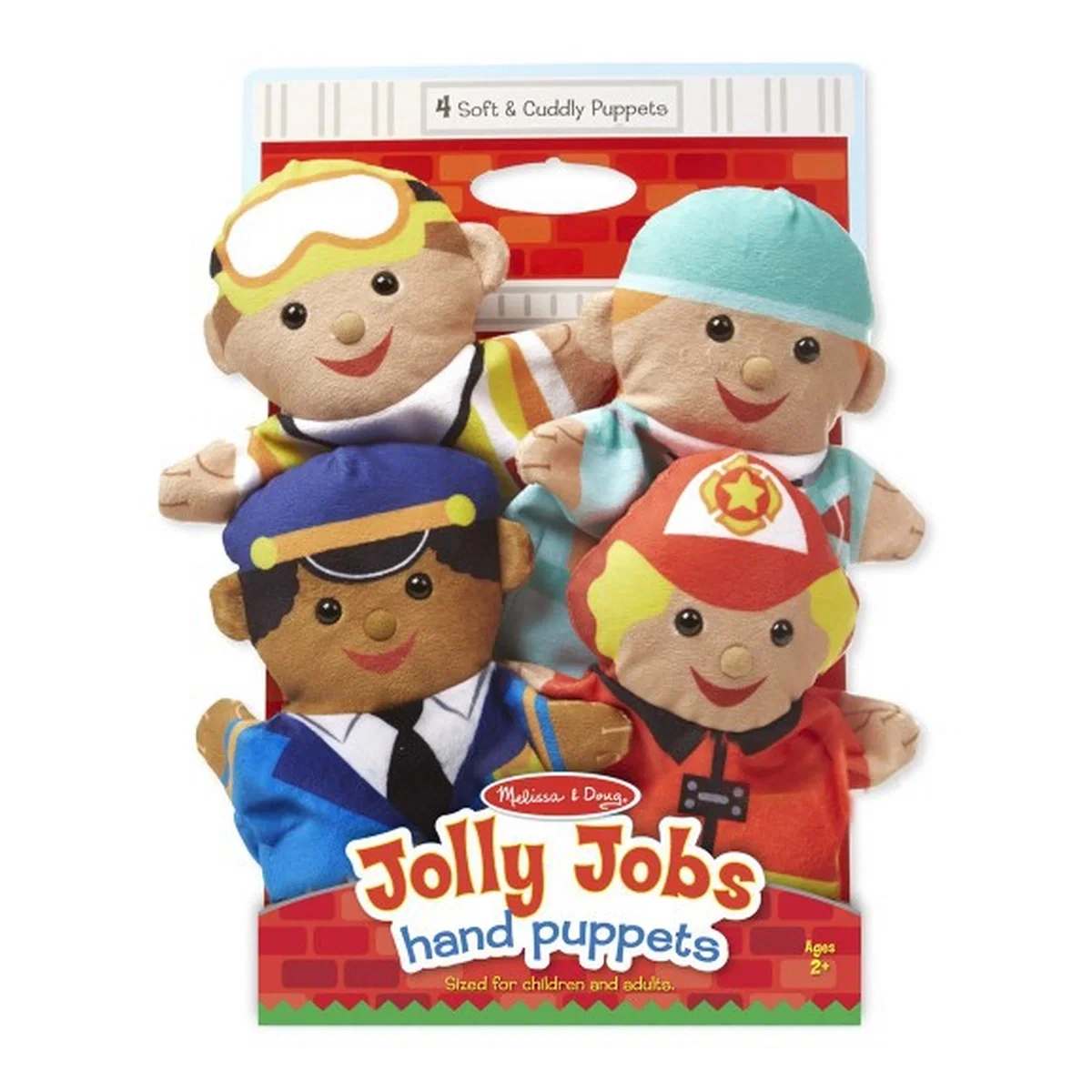 Papusi de mana - Set 4 papusi de mana Meserii Melissa & Doug