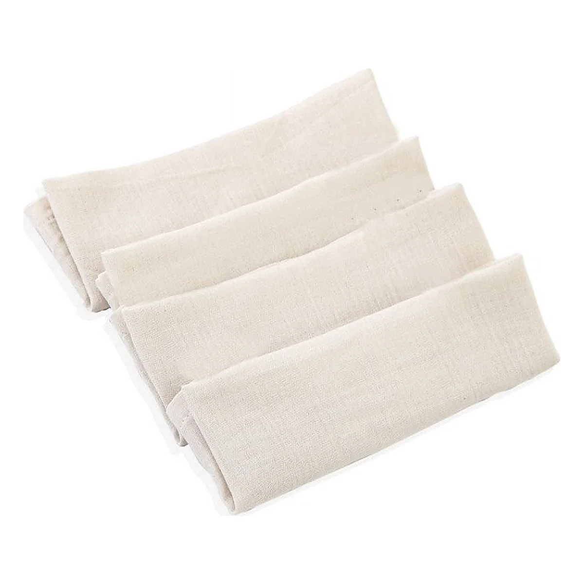 Museline si scutece - Set 4 prosopele din muselina, BabyJem, 25x25 cm, Ecru 0 luni