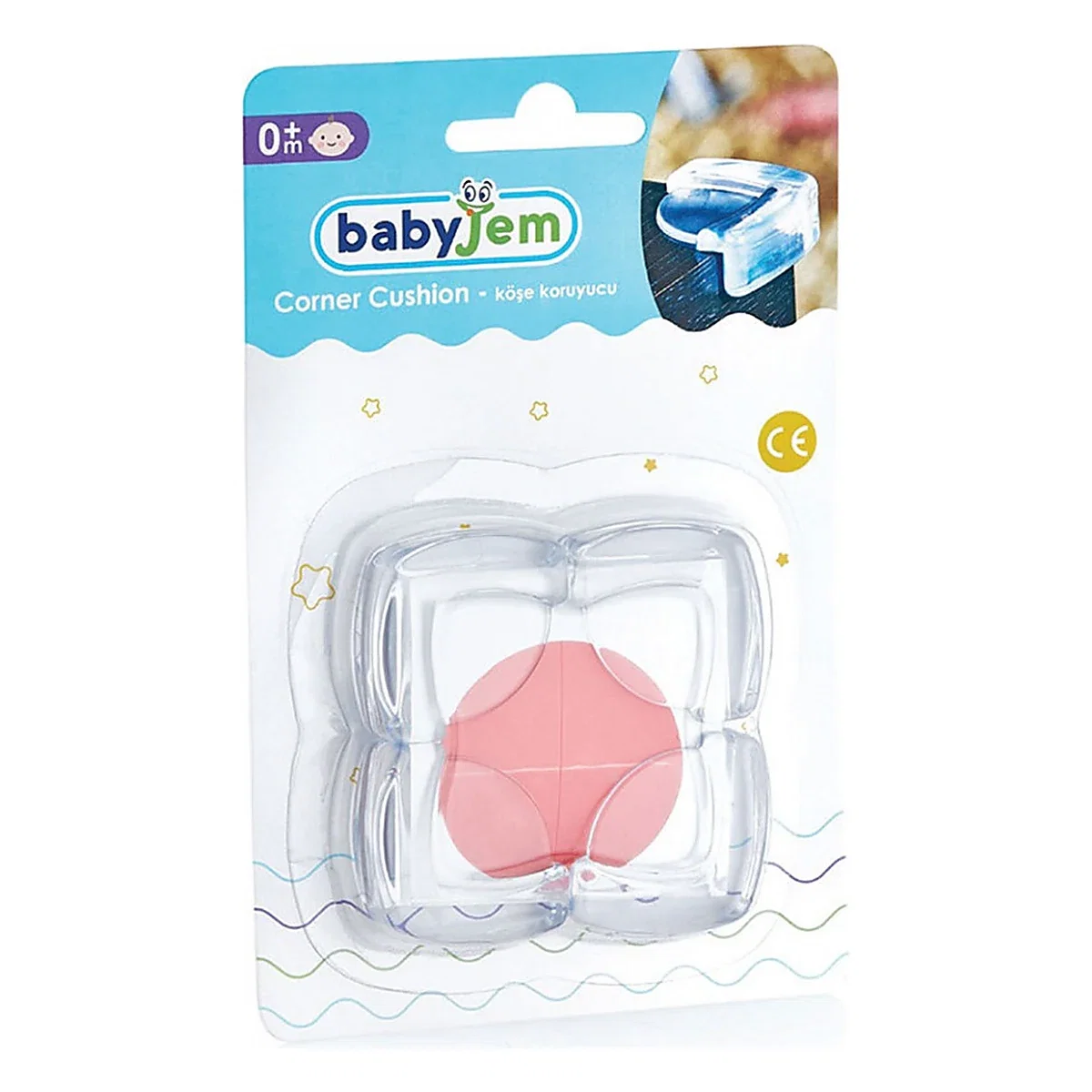 Set 4 protectii pentru colturi mobila BabyJem 0luni + [1]