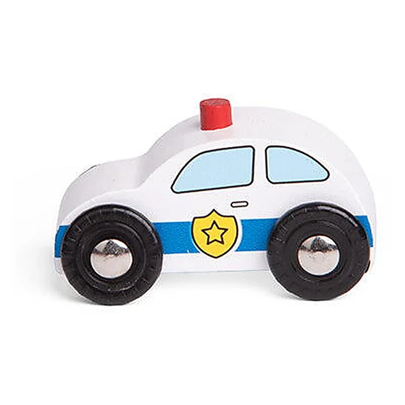 Set 5 vehicule din lemn BIGJIGS Toys 3 ani+ [6]